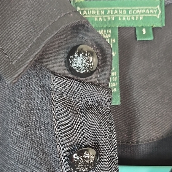 Ralph Lauren Black Long Sleeve Polo Shirt - Picture 4 of 6